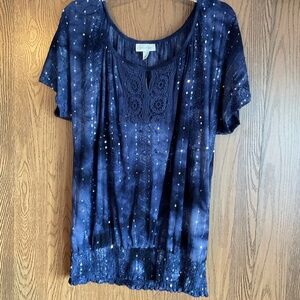 New dressbarn women’s 1x top/blouse/shirt w/sequins